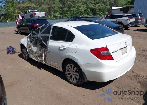 2012 Honda Civic Ex from USA, damaged, VIN 19XFB2F89CE047892